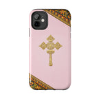 Pink Ethiopian Cross Tough Case – phone case view 33