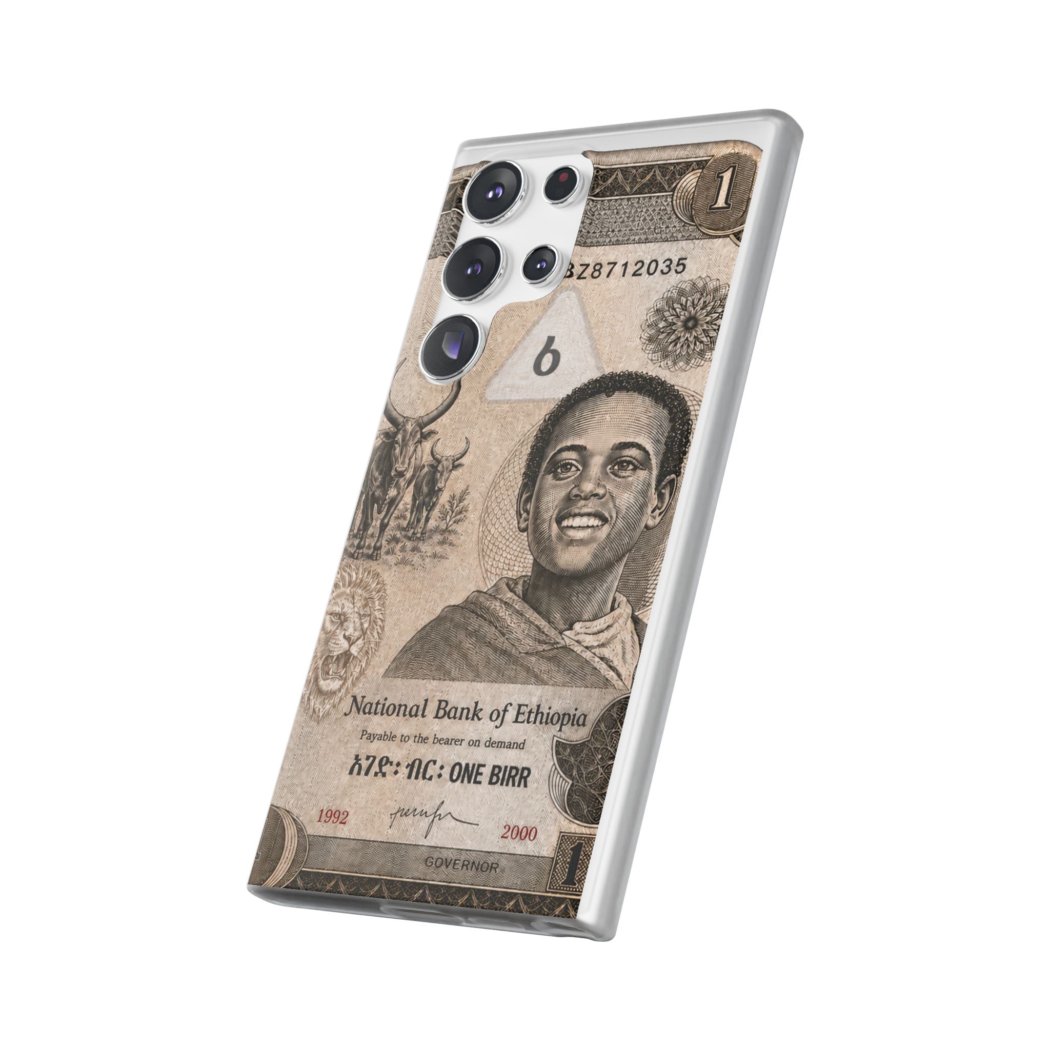 Ethiopian Birr Slim Phone Case | Habesha Money Cover Design
