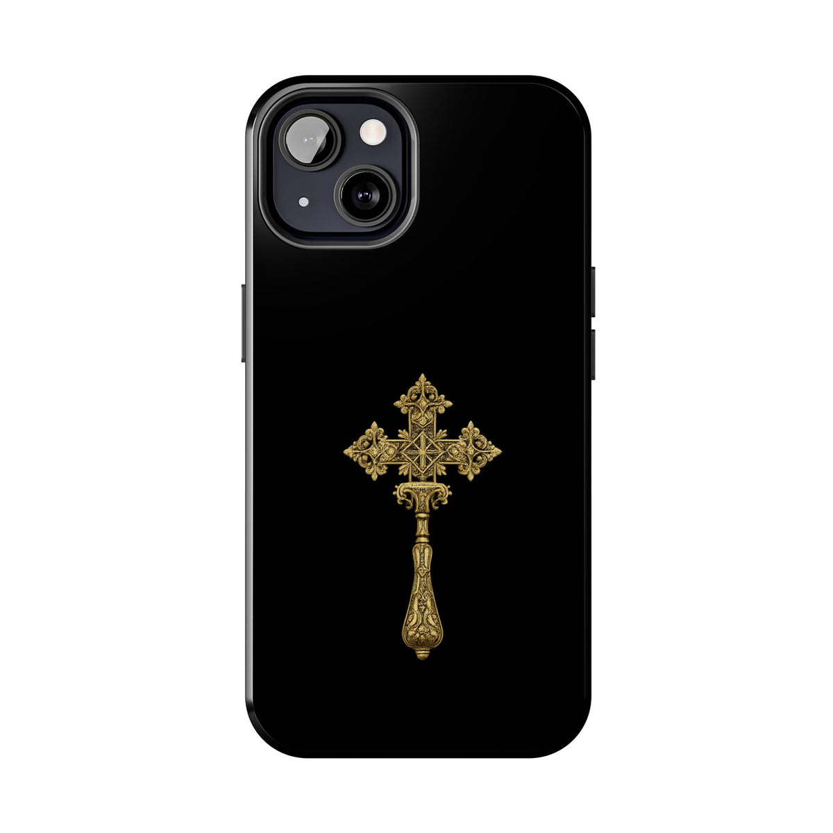 Black & Gold Ethiopian Cross Tough Case
