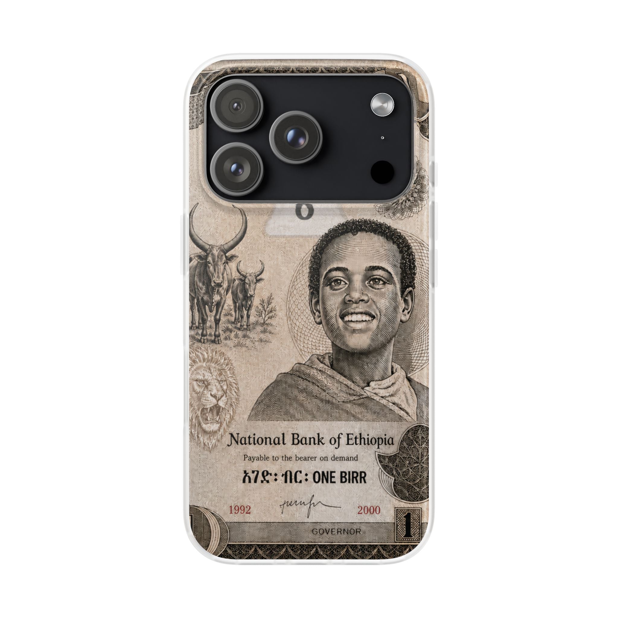 Ethiopian Birr Slim Phone Case | Habesha Money Cover Design