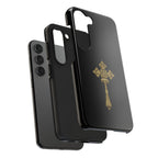 Black & Gold Ethiopian Cross Tough Case