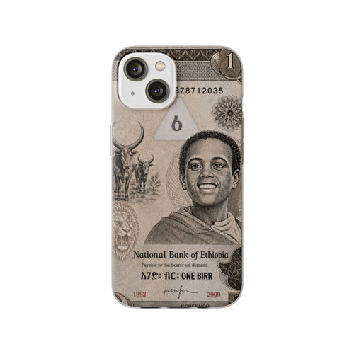Ethiopian Birr Slim Phone Case | Habesha Money Cover Design