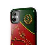Eritrea Heritage Gold Map Tough Case – phone case view 38