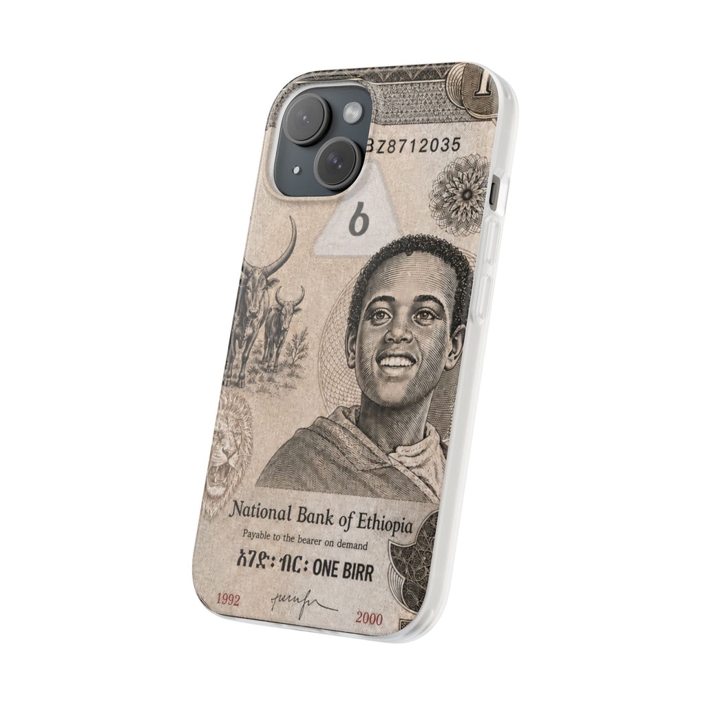 Ethiopian Birr Slim Phone Case | Habesha Money Cover Design