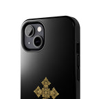 Black & Gold Ethiopian Cross Tough Case