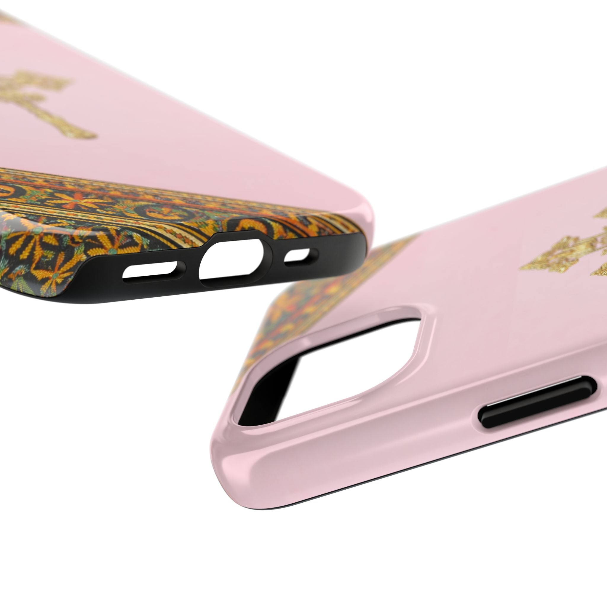 Pink Ethiopian Cross Phone Case 🇪🇹 | Orthodox Christian Tough iPhone Case  | Habesha Design