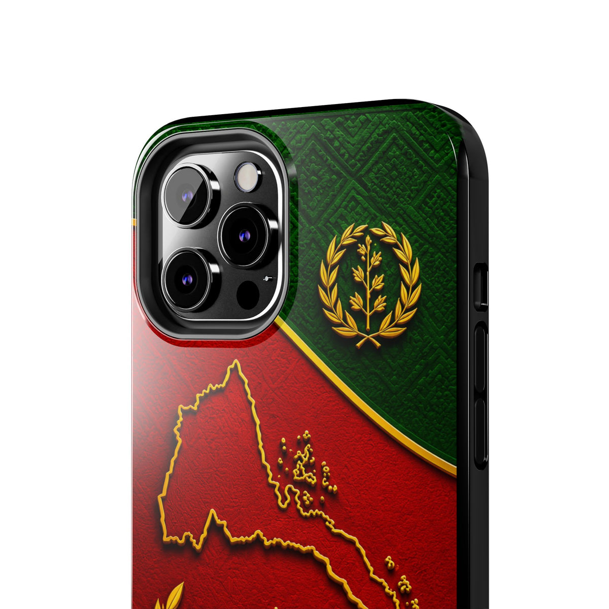 Eritrea Heritage Gold Map Tough Case