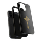 Black & Gold Ethiopian Cross Tough Case