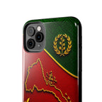 Eritrea Heritage Gold Map Tough Case – phone case view 44