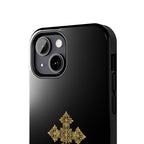 Black & Gold Ethiopian Cross Tough Case