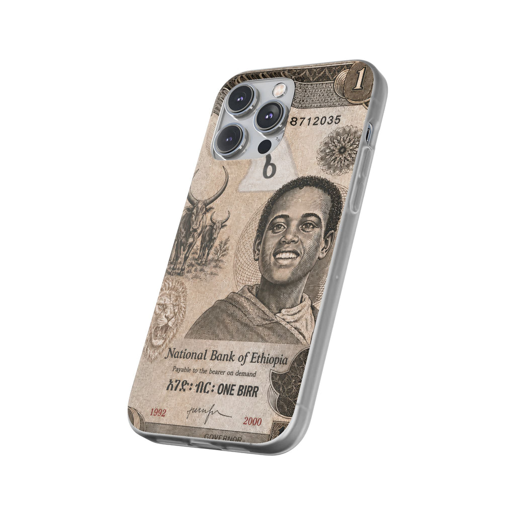 Ethiopian Birr Slim Phone Case | Habesha Money Cover Design
