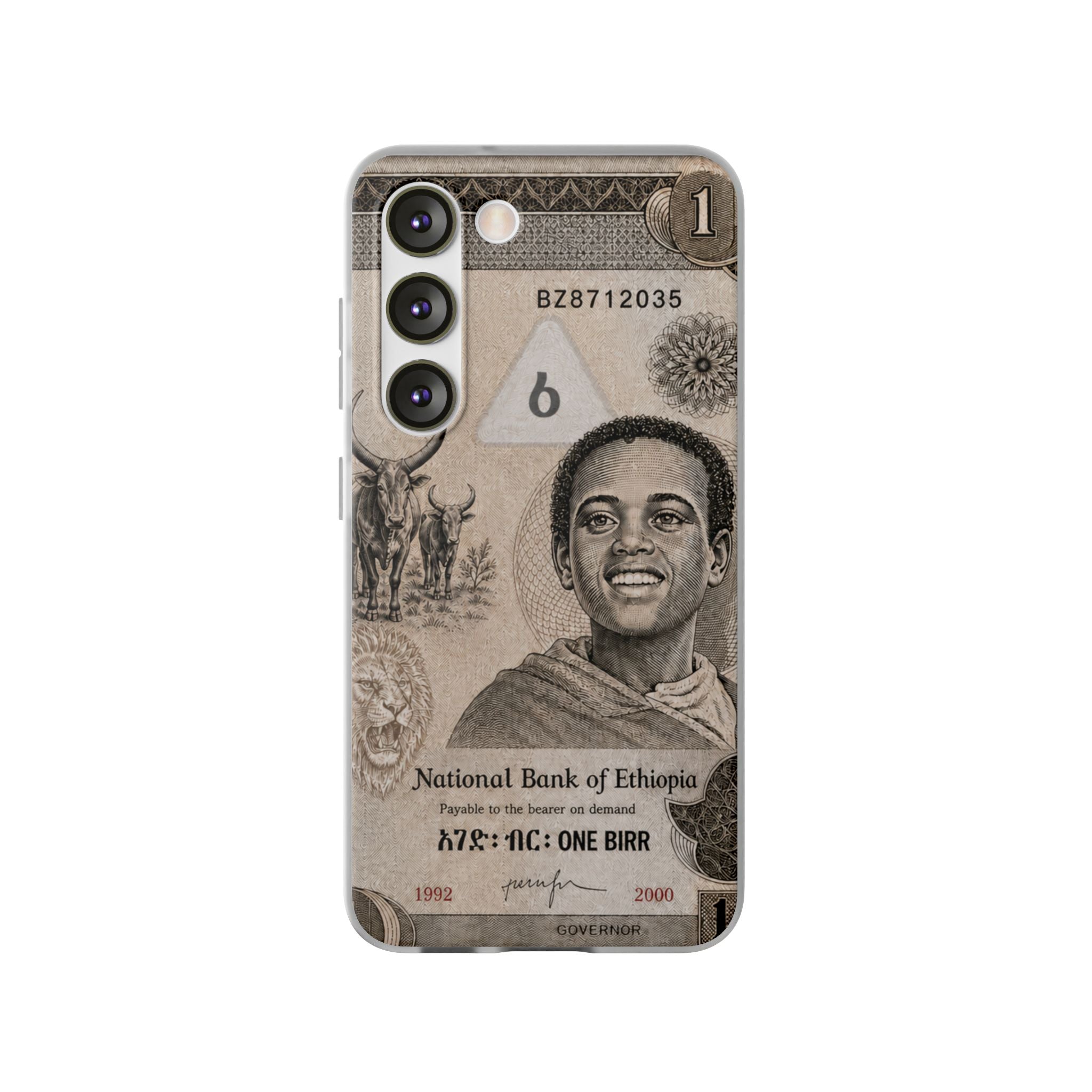 Ethiopian Birr Slim Phone Case | Habesha Money Cover Design
