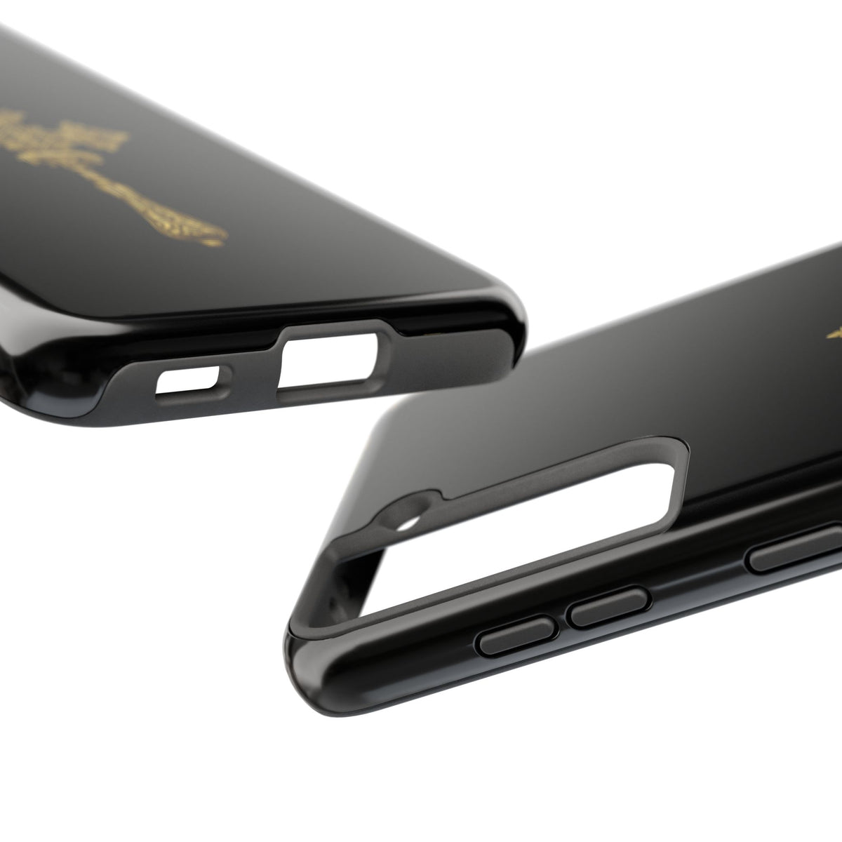 Black & Gold Ethiopian Cross Tough Case