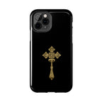 Black & Gold Ethiopian Cross Tough Case – phone case view 39
