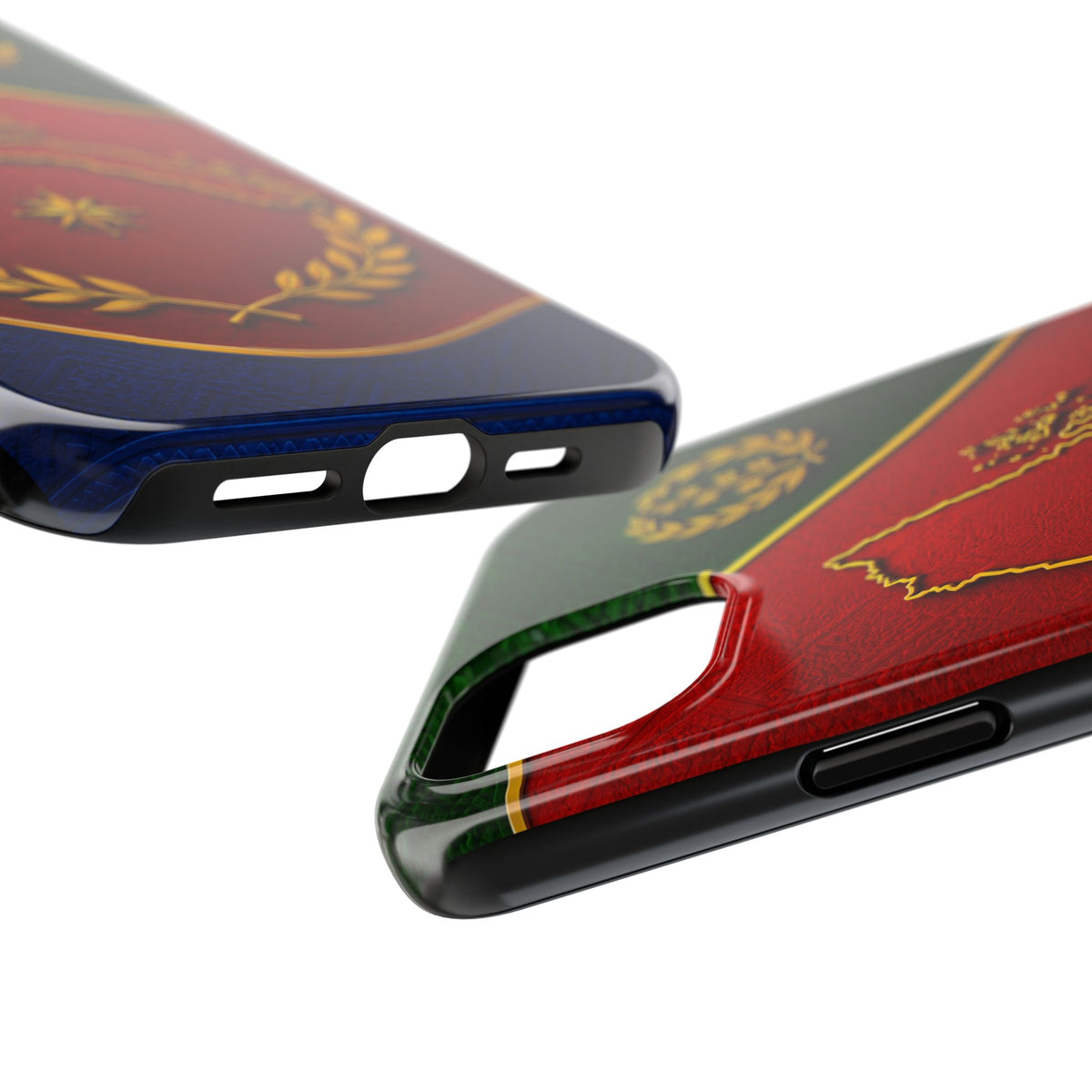Eritrea Heritage Gold Map Tough Case – phone case view 34