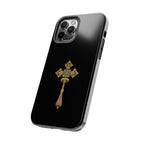 Black & Gold Ethiopian Cross Tough Case