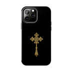 Black & Gold Ethiopian Cross Tough Case – phone case view 33