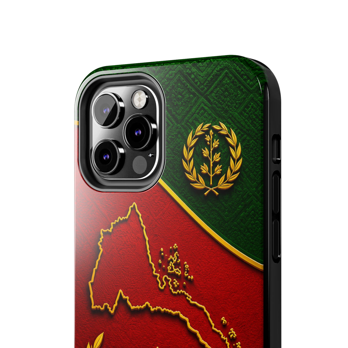 Eritrea Heritage Gold Map Tough Case