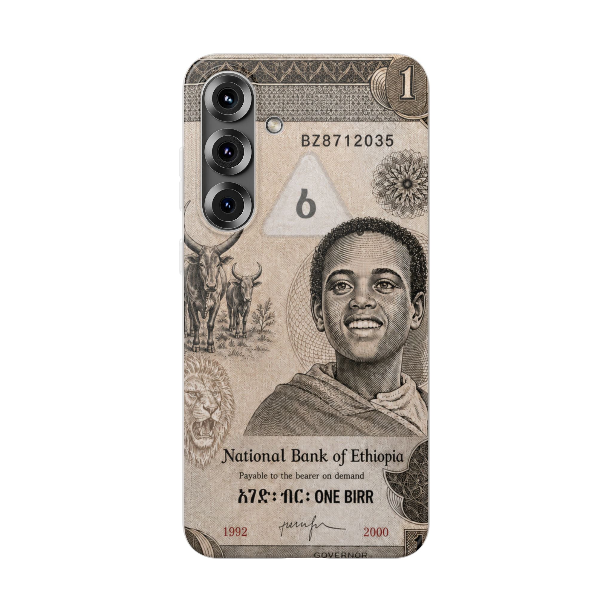 Ethiopian Birr Slim Phone Case | Habesha Money Cover Design