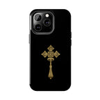 Black & Gold Ethiopian Cross Tough Case