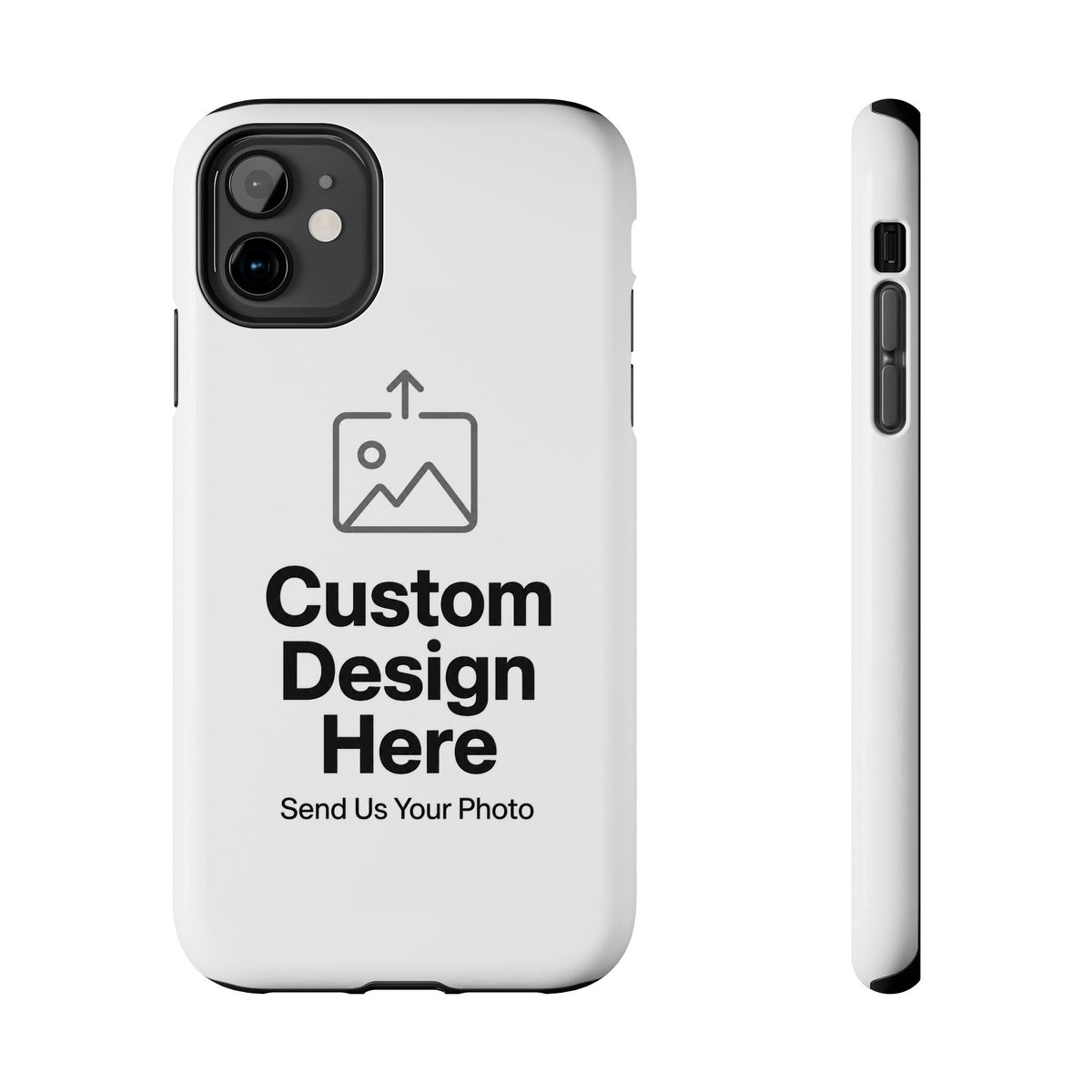 Custom photo tough phone case personalized with a customer image