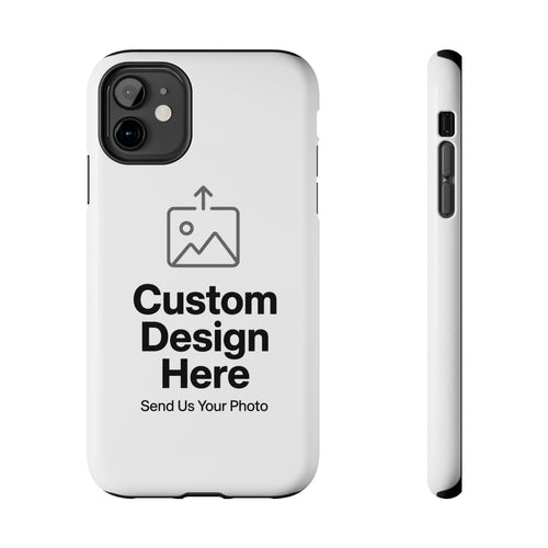 Custom photo tough phone case personalized with a customer image