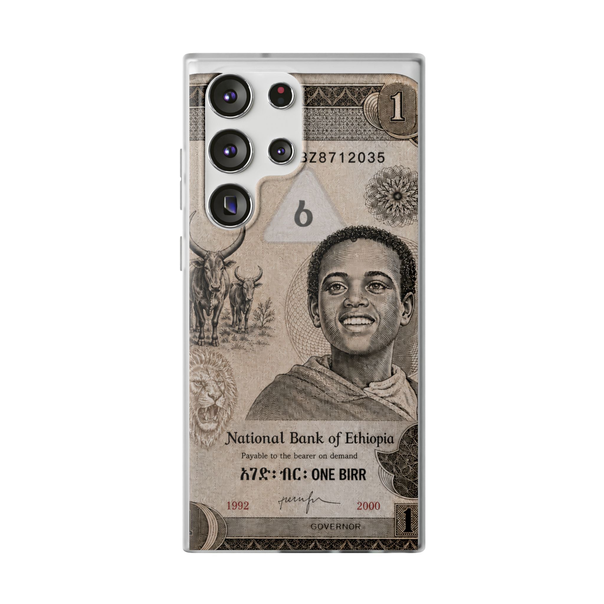 Ethiopian Birr Slim Phone Case | Habesha Money Cover Design