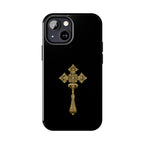 Black & Gold Ethiopian Cross Tough Case