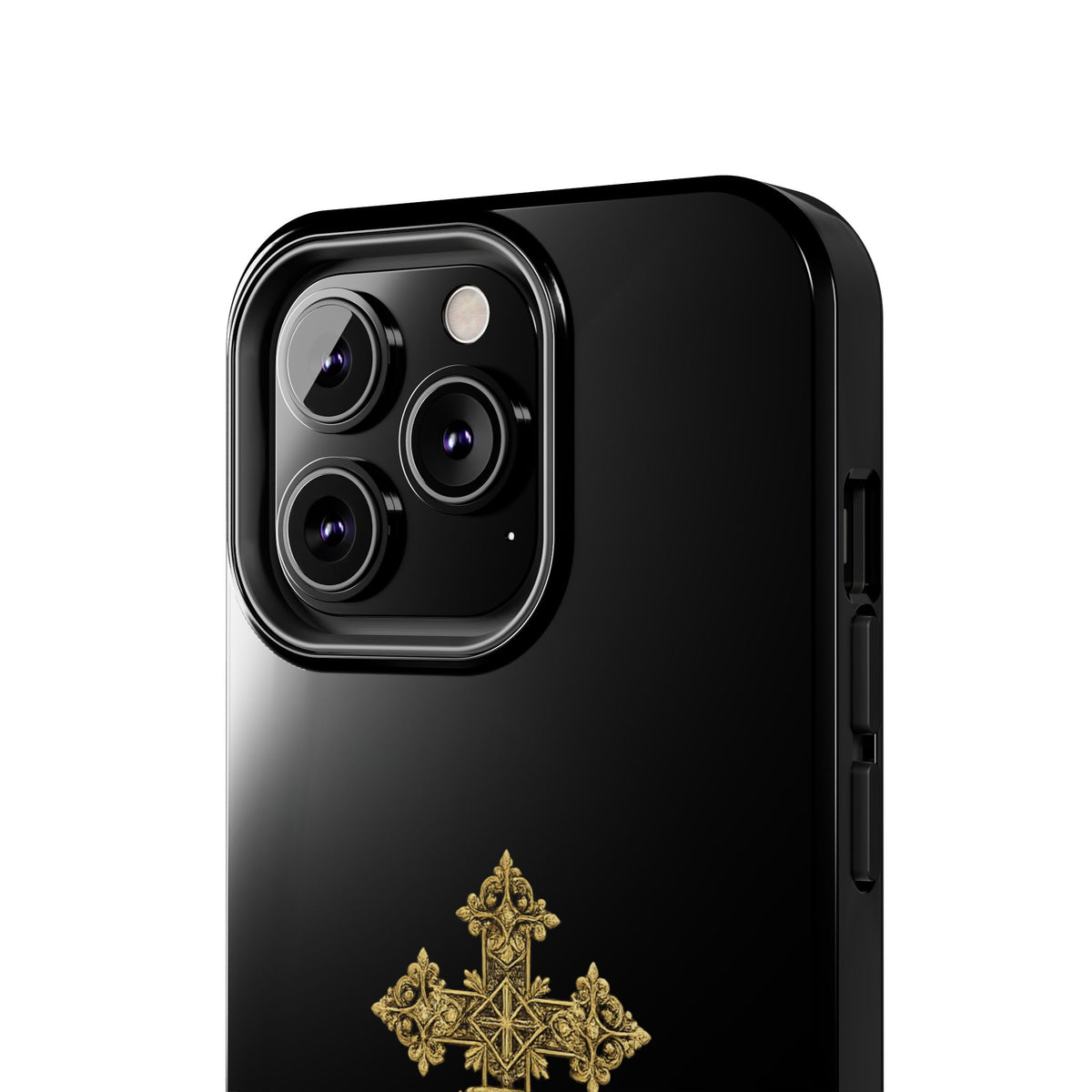 Black & Gold Ethiopian Cross Tough Case