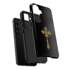 Black & Gold Ethiopian Cross Tough Case