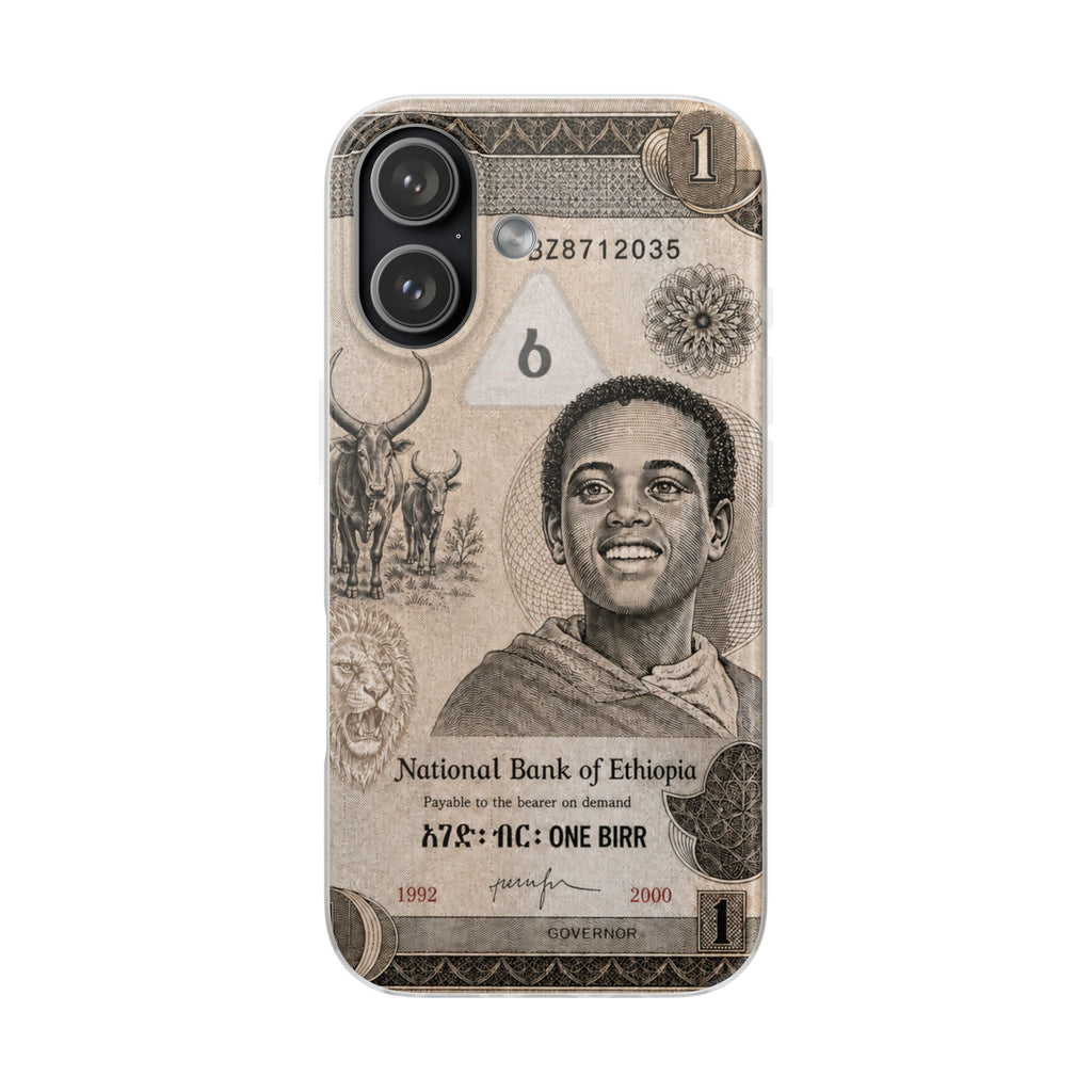 Ethiopian Birr Slim Phone Case | Habesha Money Cover Design