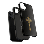 Black & Gold Ethiopian Cross Tough Case