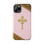 Pink Ethiopian Cross Tough Case – phone case view 39