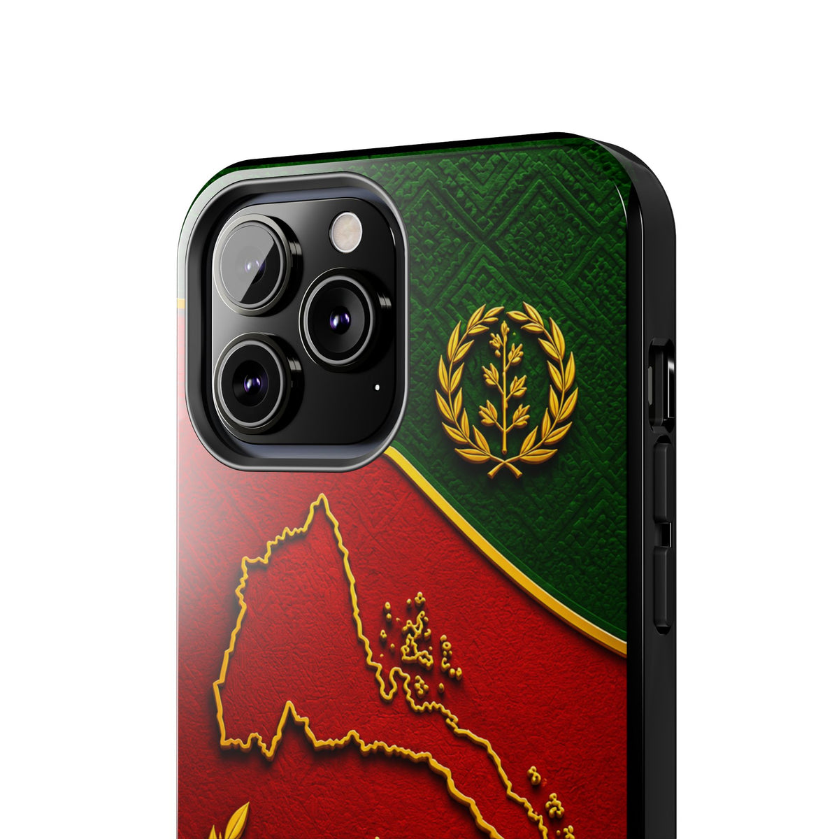 Eritrea Heritage Gold Map Tough Case