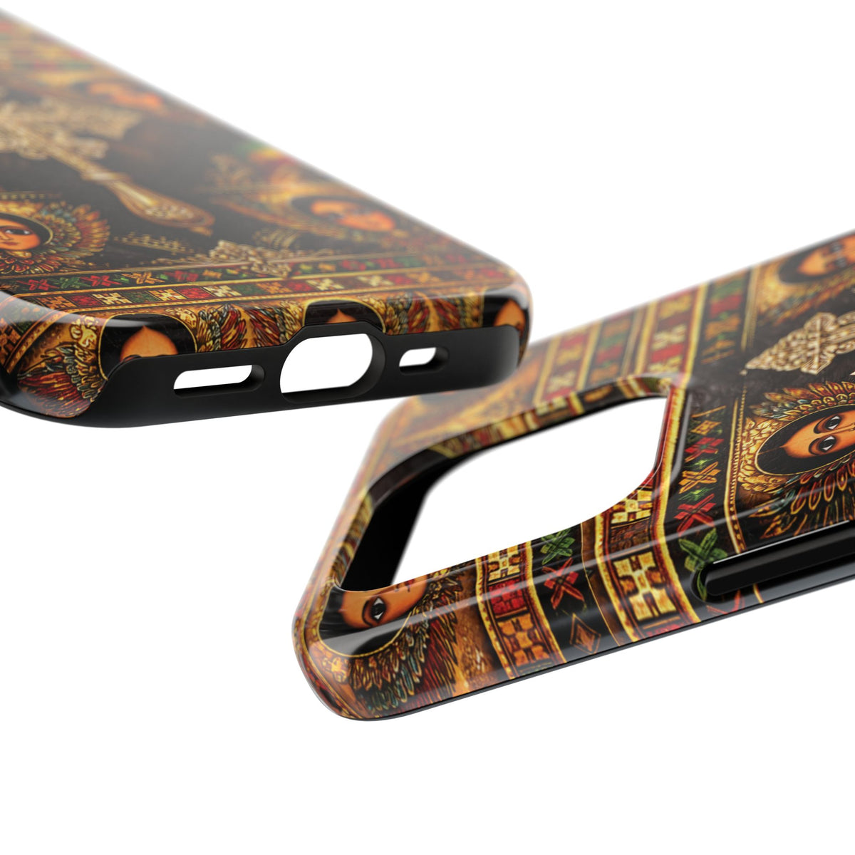 Ethiopian Cross & Angels Tough Case – phone case view 17