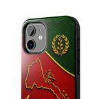 Eritrea Heritage Gold Map Tough Case – phone case view 47