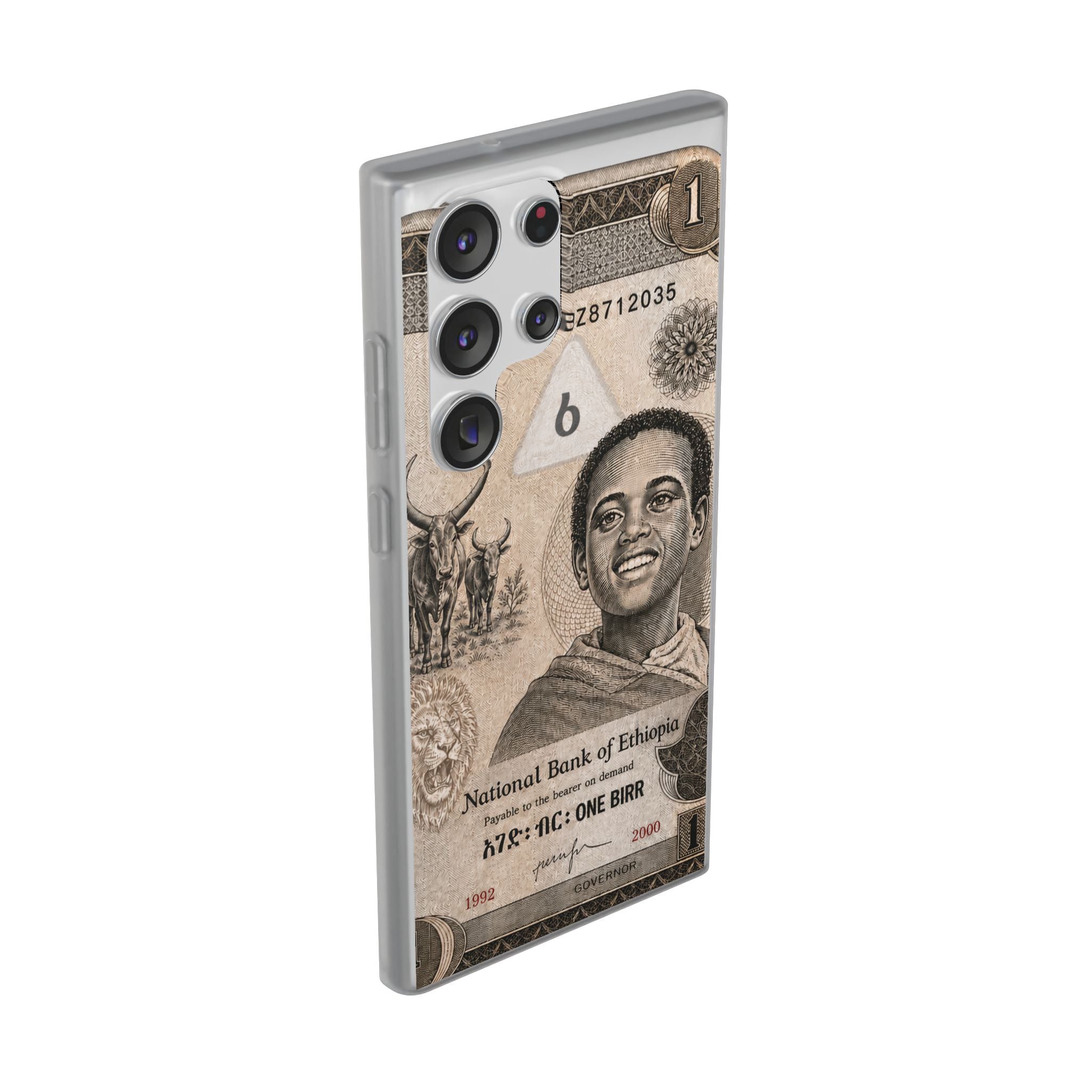 Ethiopian Birr Slim Phone Case | Habesha Money Cover Design