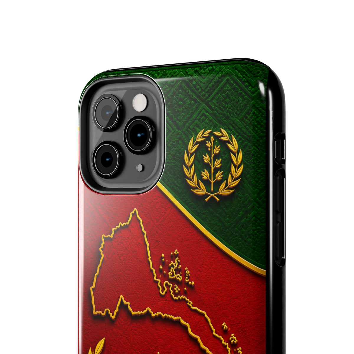 Eritrea Heritage Gold Map Tough Case – phone case view 41