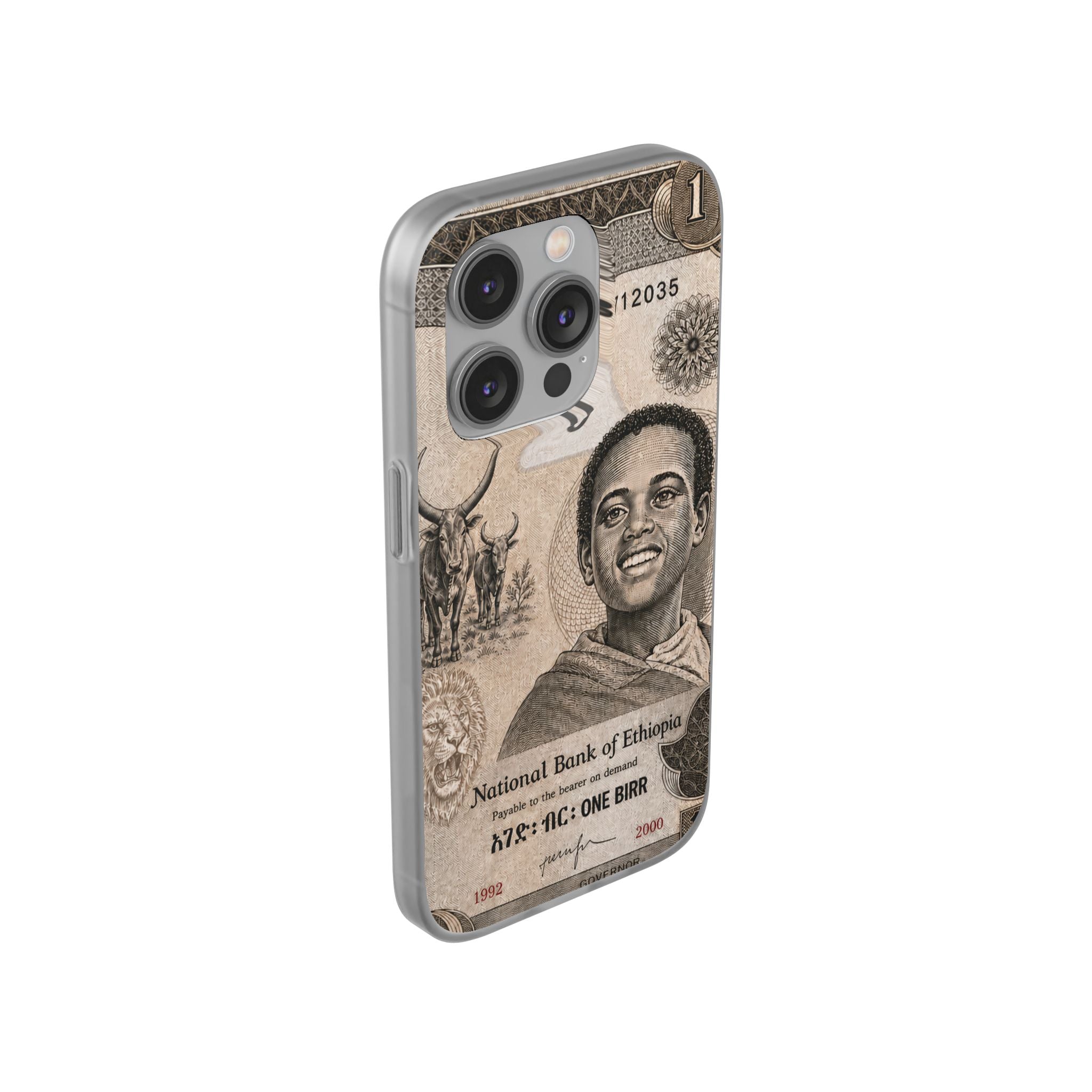 Ethiopian Birr Slim Phone Case | Habesha Money Cover Design