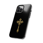 Black & Gold Ethiopian Cross Tough Case
