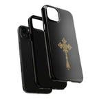 Black & Gold Ethiopian Cross Tough Case