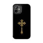 Black & Gold Ethiopian Cross Tough Case – phone case view 48
