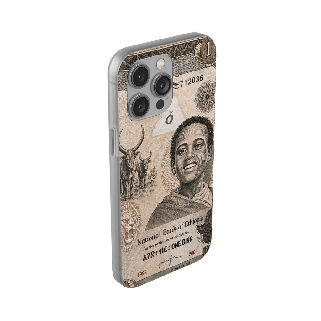Ethiopian Birr Slim Phone Case | Habesha Money Cover Design