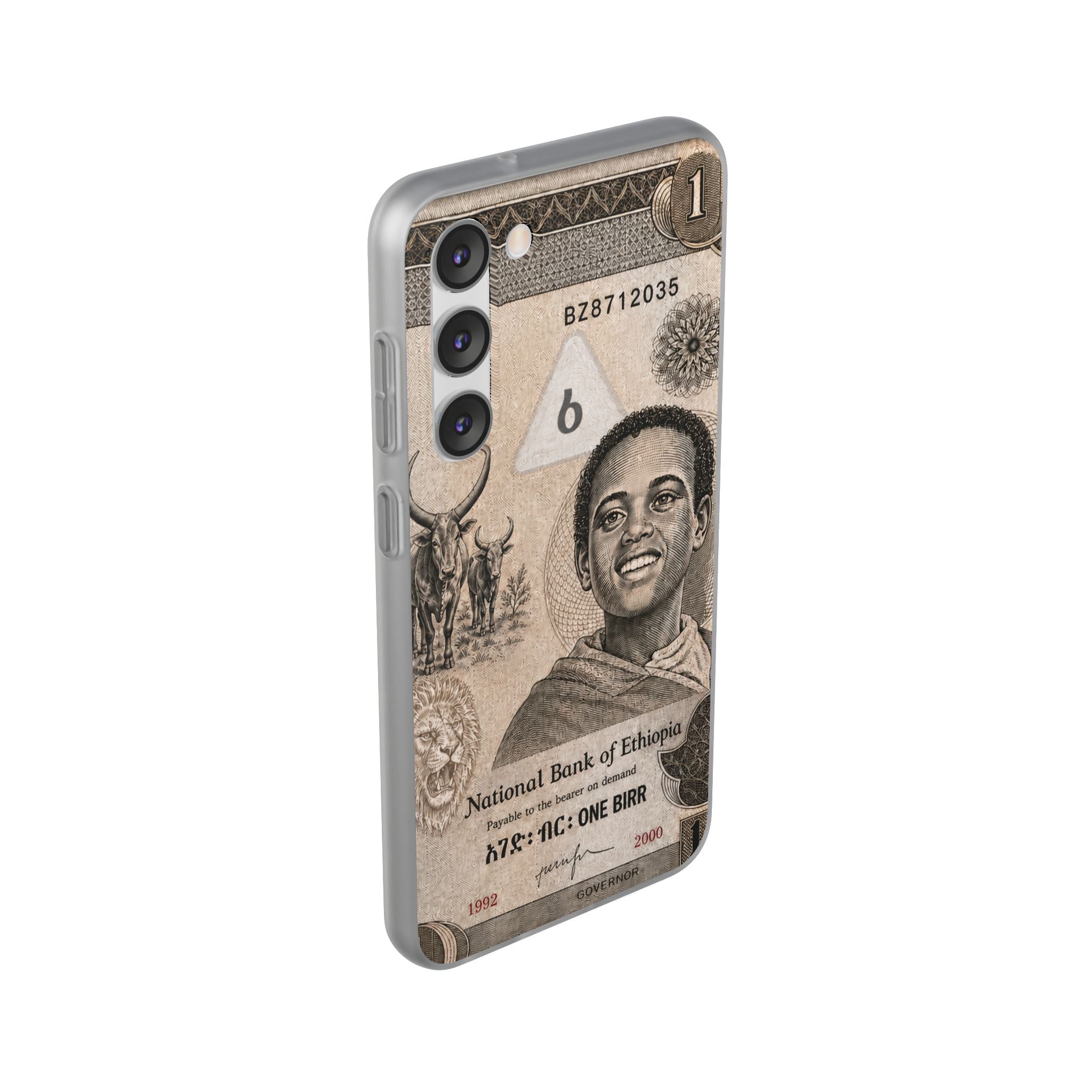 Ethiopian Birr Slim Phone Case | Habesha Money Cover Design