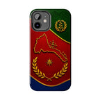 Eritrea Heritage Gold Map Tough Case – phone case view 45
