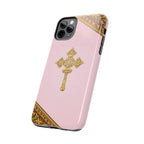 Pink Ethiopian Cross Tough Case – phone case view 40