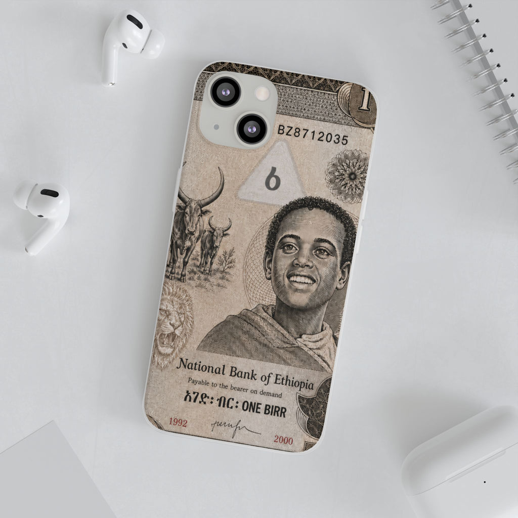 Ethiopian Birr Slim Phone Case | Habesha Money Cover Design